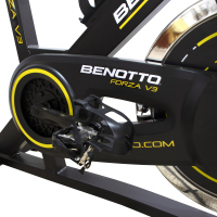 Aparato de Ejercicio Benotto Fitness Bicicleta Fija Forza V3 Negro