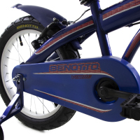 Bicicleta BENOTTO Cross VIKING R16 1V. Niño Frenos ”V” Acero Azul Brillante/Rojo Talla:UN