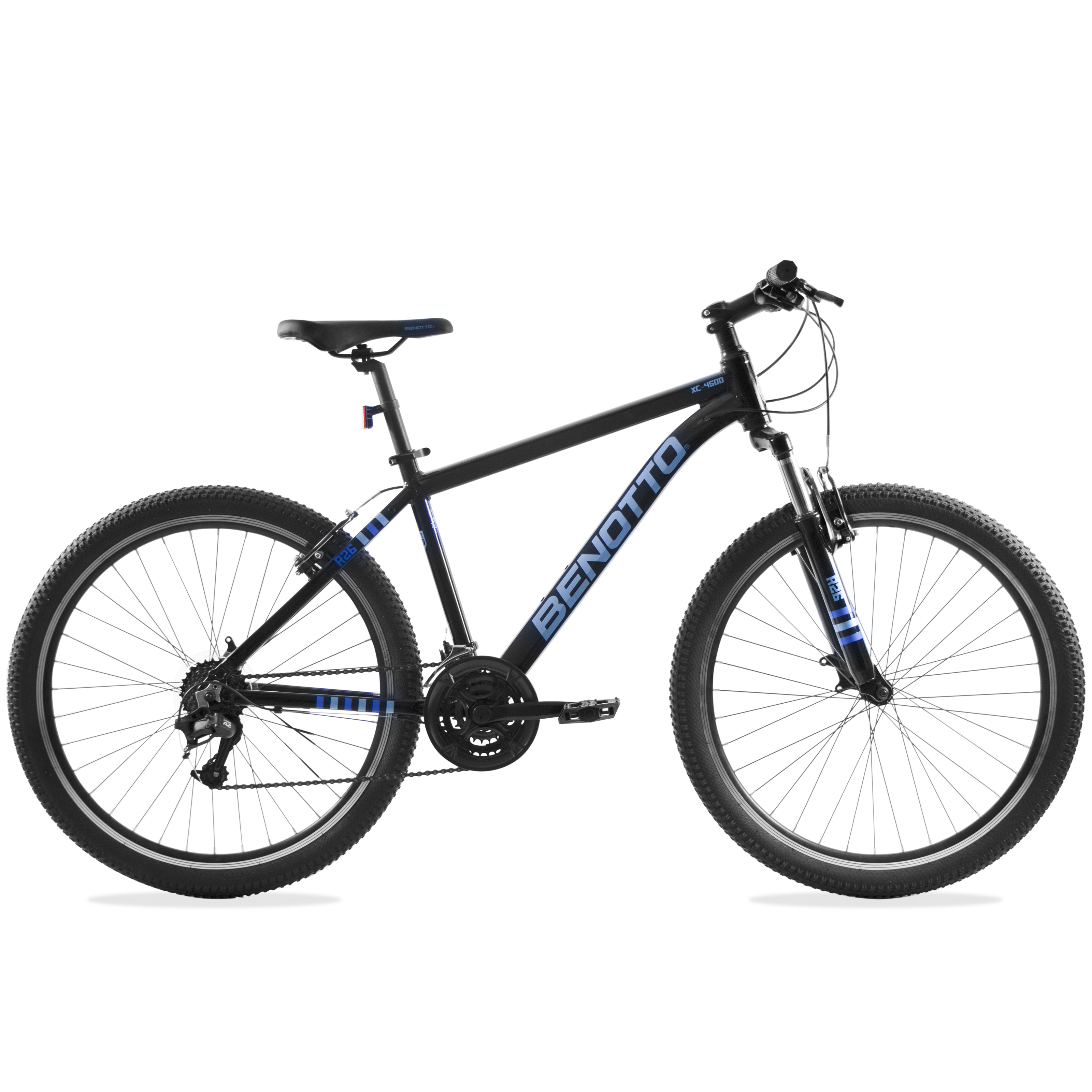 Bicicleta BENOTTO Montaña XC-4500 R26 21V. Frenos ”V” Aluminio Negro Talla:UN