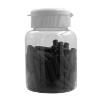 Tope Sellado de Forro de Mando JAGWIRE 4mm Plástico Negro (100 Piezas) BOT007
