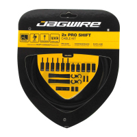 Kit de Cableado para Mando JAGWIRE Pro Ruta/MTB Sram/Shimano Negro Mate (2 kits) PCK509
