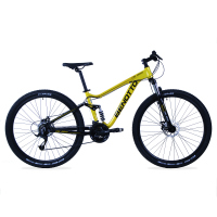Bicicleta BENOTTO Montaña DS-950 R29 24V Hombre Doble Disco Mecanico Aluminio Amarillo Talla:UN
