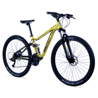 Bicicleta BENOTTO Montaña DS-950 R29 24V Hombre Doble Disco Mecanico Aluminio Amarillo Talla:UN