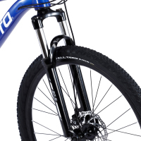 Bicicleta BENOTTO Montaña FS-750 R27.5 24V. FS Frenos Doble Disco Mecanico Aluminio Azul Medio/Gris Oscuro Talla:UN