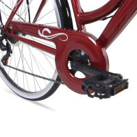 Bicicleta BENOTTO City VIAGGIO R700C 7V. Unisex Frenos ”V” Acero Rojo Talla:UN