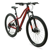 Bicicleta BERGAMONT Montaña REVOX 4 FMN R27.5 2x9  Mujer FS Shimano Frenos Doble Disco Hidráulico Aluminio Vino  Metálico Talla:XS (286831-176)
