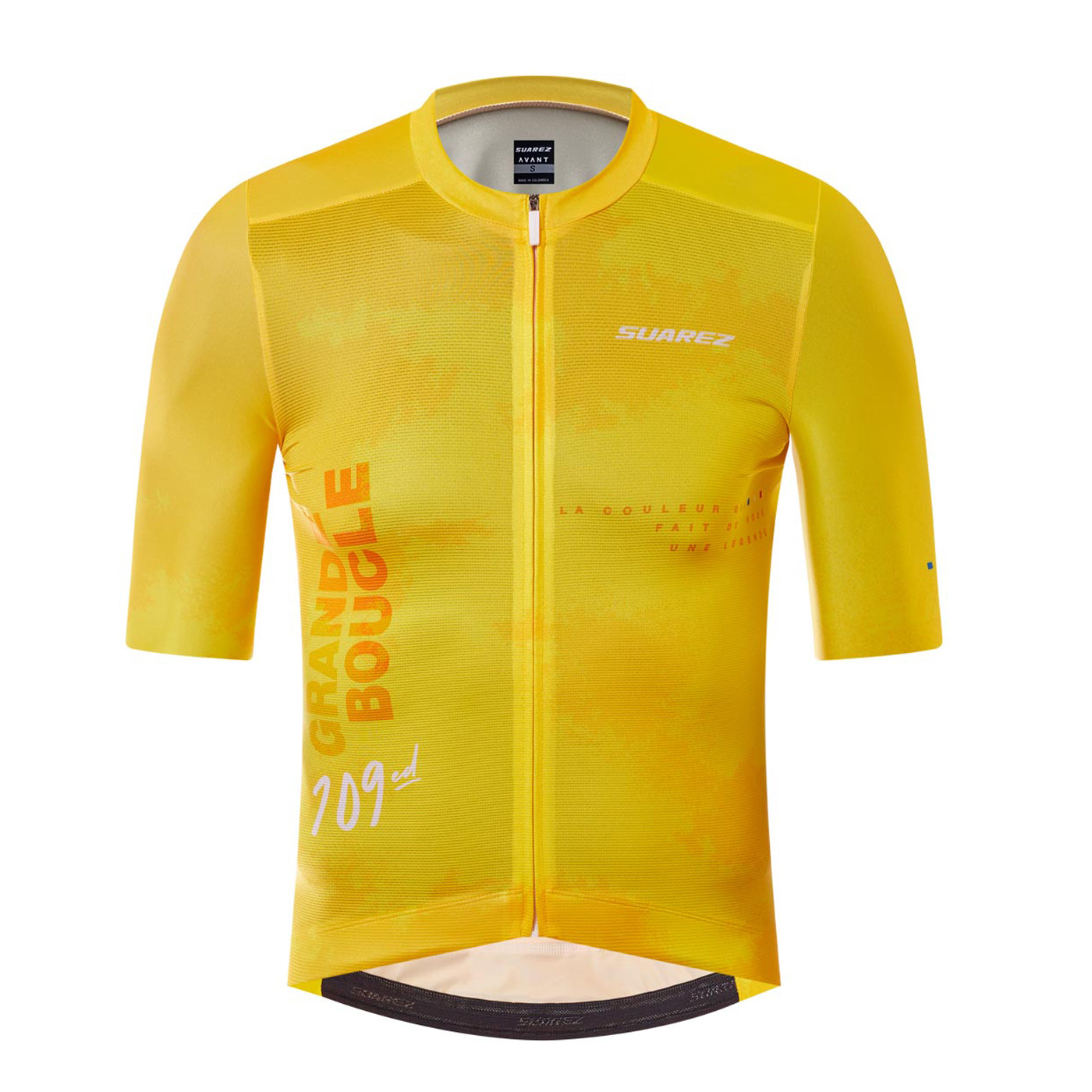 Jersey SUAREZ AVANT GRANDE BOUCLE Tour de France Amarillo Talla: G MCJ2134600L1225
