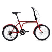 Bicicleta BENOTTO Plegable FOOLD R20 6V. Frenos ”V” Acero Rojo Talla:UN