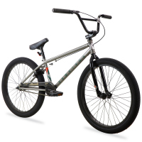 Bicicleta HARO BMX DOWNTOWN R24 1V. Hombre Frenos ”V” Acero Gris Brillante Talla:UN