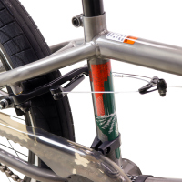 Bicicleta HARO BMX DOWNTOWN R24 1V. Hombre Frenos ”V” Acero Gris Brillante Talla:UN