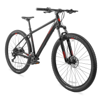 Bicicleta BERGAMONT Montaña REVOX 4 R29 2x9 Hombre FS Shimano Frenos Doble Disco Hidráulico Aluminio Negro Talla:MM (286829-160)