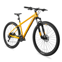 Bicicleta BERGAMONT Montaña REVOX 4 R27.5 2x9 Hombre FS Shimano Frenos Doble Disco Hidráulico Aluminio Naranja Talla:SS (286830-158)