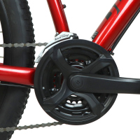 Bicicleta BERGAMONT Montaña REVOX 2 R27.5 3x8 Hombre FS Shimano Frenos Doble Disco Mecánico Aluminio Rojo Talla:XS  (286836-176)