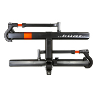 Porta Bicicletas KUAT SHERPA 2.0 al Tiron para 2 Bicicletas Enganche Ajustable 2” y 1.25” Aluminio Gris/Naranja SH22G