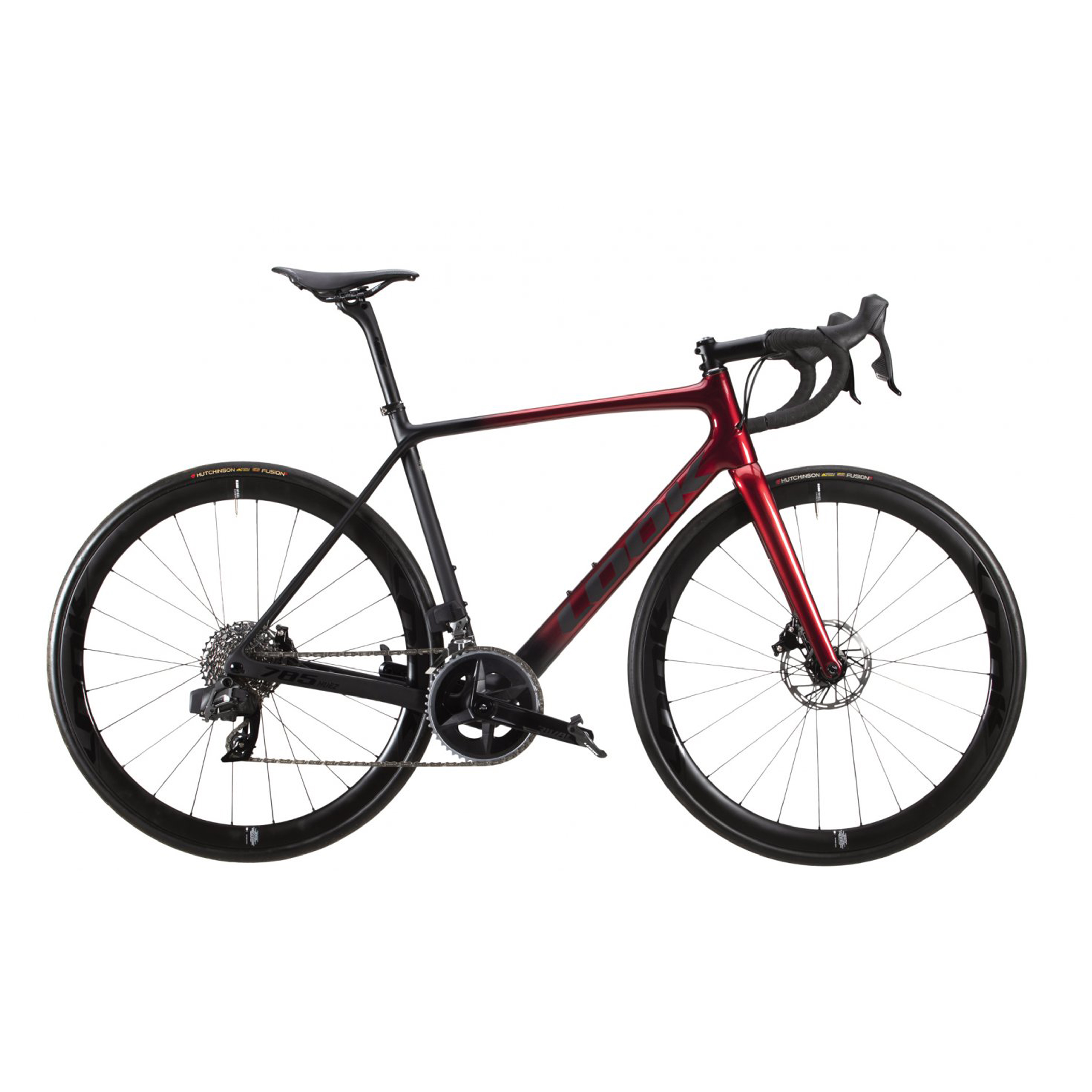 Bicicleta LOOK Ruta 785 HUEZ R700 2x12 Disc Rival Etap R38D Wheel INTERFERENCE RED Carbon Rojo Brillante/Mate Talla:SS (00025244)