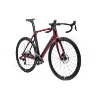 Bicicleta LOOK Ruta 795 BLADE R700 2x12 Disc Rival Etap R38D Wheel INTERFERENCE RED Fibra de Carbon Rojo Brillante/Mate Talla:XS (00025216)