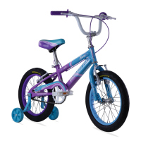 Bicicleta BENOTTO Cross FIORE R16 1V. Niña Frenos ”V” Ruedas Laterales Acero Purpura/Azul Talla:UN