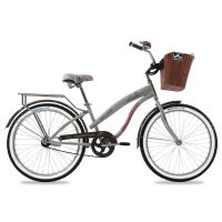 Bicicleta BENOTTO City CRUCERO R24 1V. Mujer Frenos Contrapedal Acero Gris Talla:UN