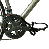 Bicicleta LAPIERRE Ruta SENSIUM 1.0 R700 2x8 Shimano Claris R2000 Frenos Horquilla Aluminio Gris Talla:55 E3105500