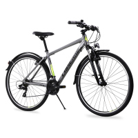 Bicicleta LAPIERRE City TREKKING 1.0 R700 3x7 Shimano Tourney TY300 Frenos “V” Aluminio Plata Talla:41 E5304100