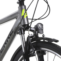 Bicicleta LAPIERRE City TREKKING 1.0 R700 3x7 Shimano Tourney TY300 Frenos “V” Aluminio Plata Talla:46 E5304600
