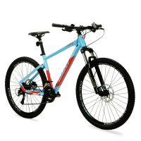 Bicicleta GHOST Montaña KATO ESSENTIAL R27.5 3x8 Hombre Shimano Acera M360 Frenos Doble Disco Hidraulico Aluminio Azul/Negro Talla:SS 93KA1015