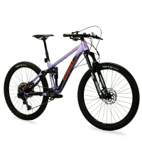 Bicicleta GHOST Montaña RIOT YOUTH PRO R27.5 1x12 Unisex DS Sram GX Frenos Doble Disco Hidraulico Aluminio Purpura/Negro Talla:XS 93KA2025