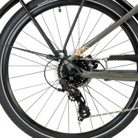 Bicicleta LAPIERRE Ruta E@URBAN 3.4 R700 1x8 Unisex FS Electrica Shimano Tourney TX800 Frenos Doble Disco Hidraulico Aluminio Negro Talla:41 LLJNA410