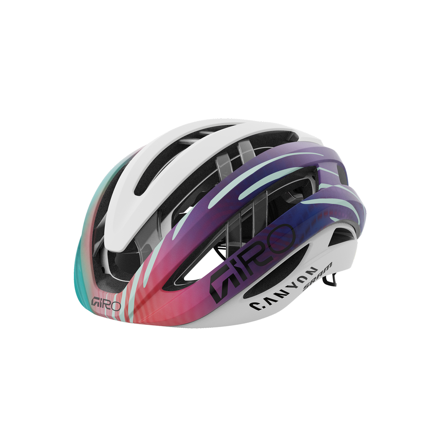 Casco GIRO Ruta ARIES SPHERICAL MIPS Canyon Sram Team Mujer Blanco/Azul/Rojo Talla:M (55-59cm) 7166576