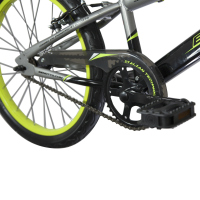 Bicicleta BENOTTO Cross AGRESSOR R20 1V. Niño Frenos ”V” Acero Negro/Gris/Amarillo Neon Talla:UN