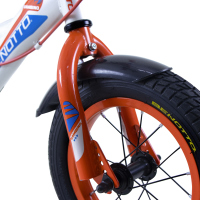 Bicicleta BENOTTO Infantil BAMBINO R12 1V. Niño Frenos Caliper Acero Blanco/Naranja Talla:UN