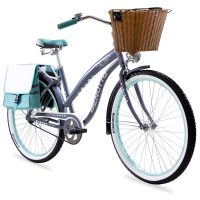Bicicleta BENOTTO City ALOHA R26 1V. Mujer Frenos Contrapedal Aluminio Gris Talla:UN