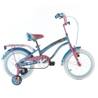 Bicicleta BENOTTO Cross GISELLE R16 1V. Niña Frenos Contrapedal Ruedas Laterales Acero Azul Claro/Rosa Claro Talla:UN