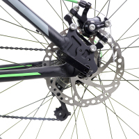 Bicicleta BENOTTO Montaña XC-5000 R26 21V. FS Frenos Doble Disco Mecanico Aluminio Negro/Verde Talla:MM