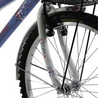Bicicleta BENOTTO Montaña KYRA R24 1V. Mujer Frenos ”V” Acero Azul/Blanco Talla:UN