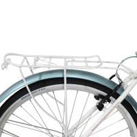 Bicicleta BENOTTO City MOOREA R24 21V. Mujer Sunrace Frenos ”V” Aluminio Blanco/Aqua Talla:UN