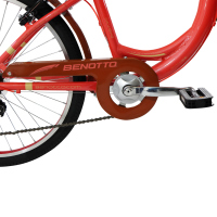 Bicicleta BENOTTO City CITY BIKE R24 7V. Mujer FS Sunrace Frenos ”V” Aluminio Naranja Talla:UN