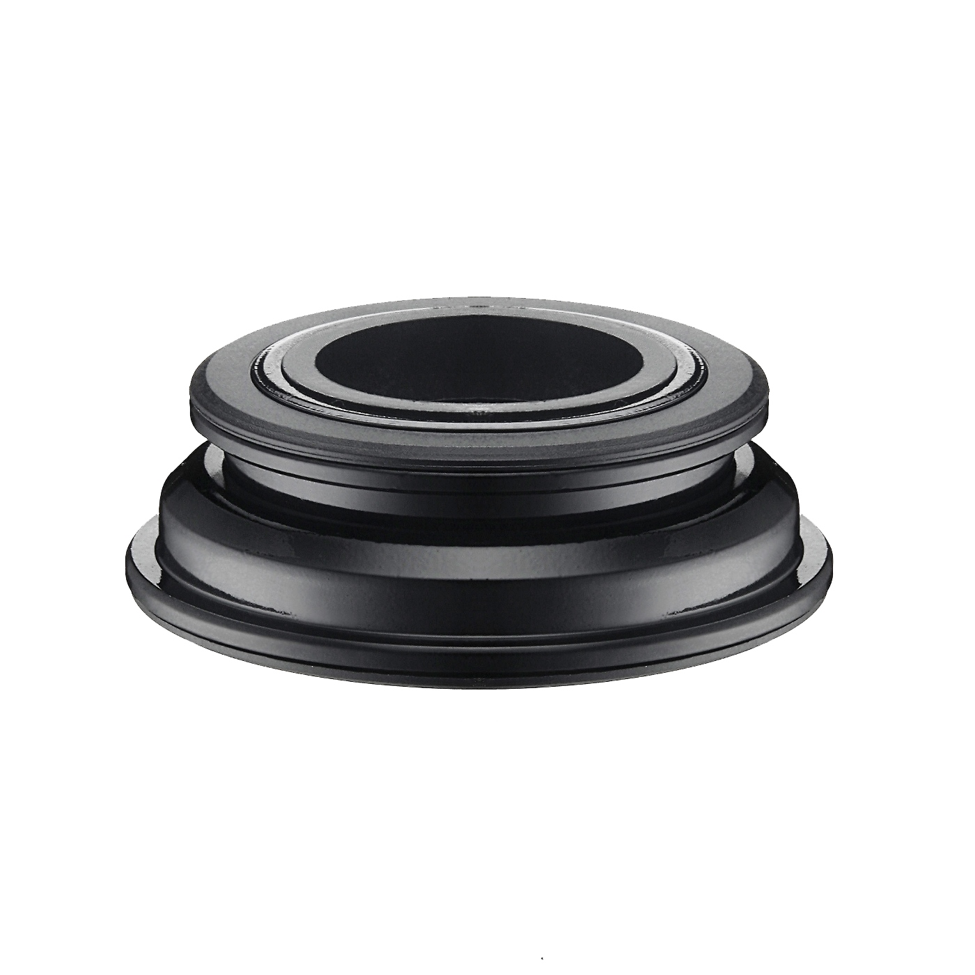 Taza de Direccion NECO H159 1 1/8” x 1.5” Semi Integrada sin Rosca Balero Semi Sellado Acero Negro