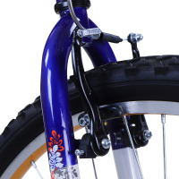 Bicicleta LYNX Montaña R26 1V. Mujer Frenos ”V” Acero Azul Oscuro/Blanco Talla:UN