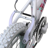Bicicleta LYNX BMX R16 1V. Niña Frenos ”V” Ruedas Laterales Acero Rosa/Blanco Talla:UN
