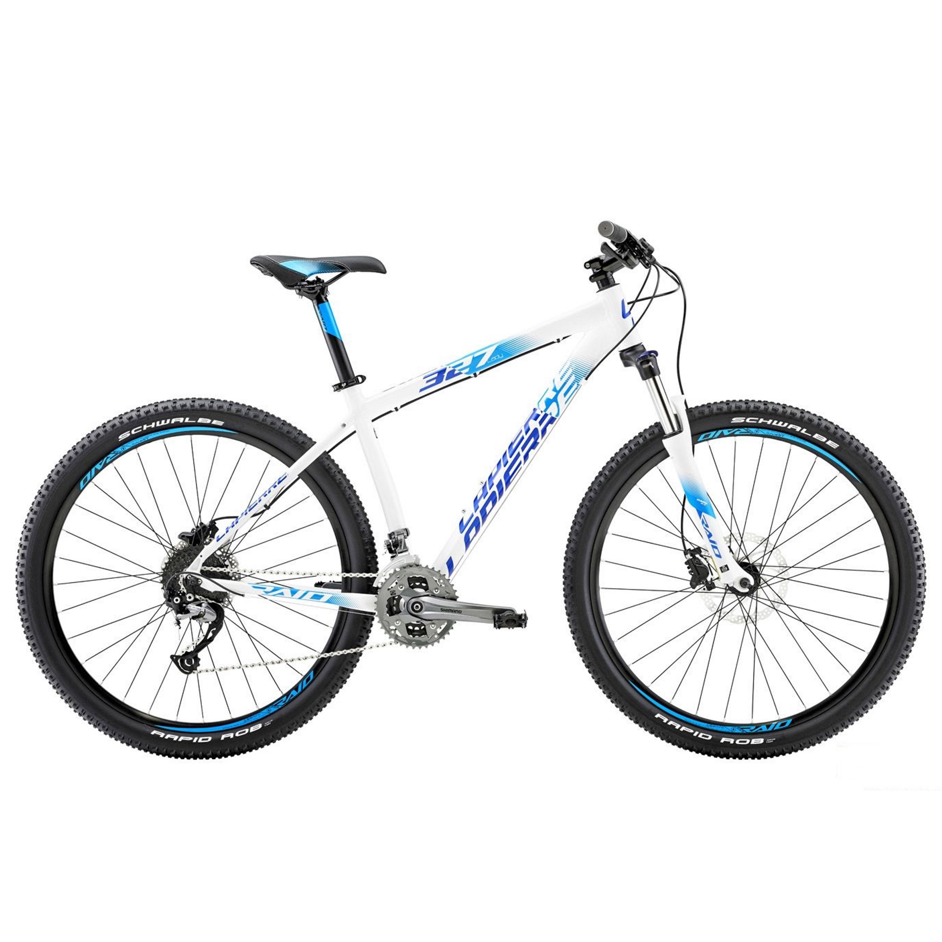Bicicleta LAPIERRE Montaña X-Country RAID 327L R27.5 27V Dama Shimano Alivio Frenos Disco Hidraulico Aluminio Blanco/Azul Talla:M (45cm) 51624500