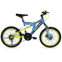 Bicicleta BENOTTO Montaña DRONE 2.0 R20 21V. Niño Frenos Delantero Disco Mecanico/Trasero ”V” Acero Azul Talla:UN