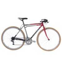 Bicicleta BENOTTO Turismo ST-7500 R28 12V. Hombre Frenos Horquilla, Aluminio Negro/Plata/Rojo Talla:UN