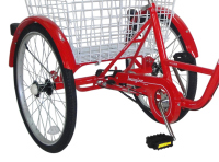 Triciclo BENOTTO IMAGINE R24 3V. Adulto TR-2403 Acero Rojo Talla:UN