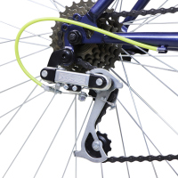 Bicicleta WOLF Montaña R27.5 18V. Hombre FS Frenos ”V” Acero Azul/Verde Limon Talla:UN