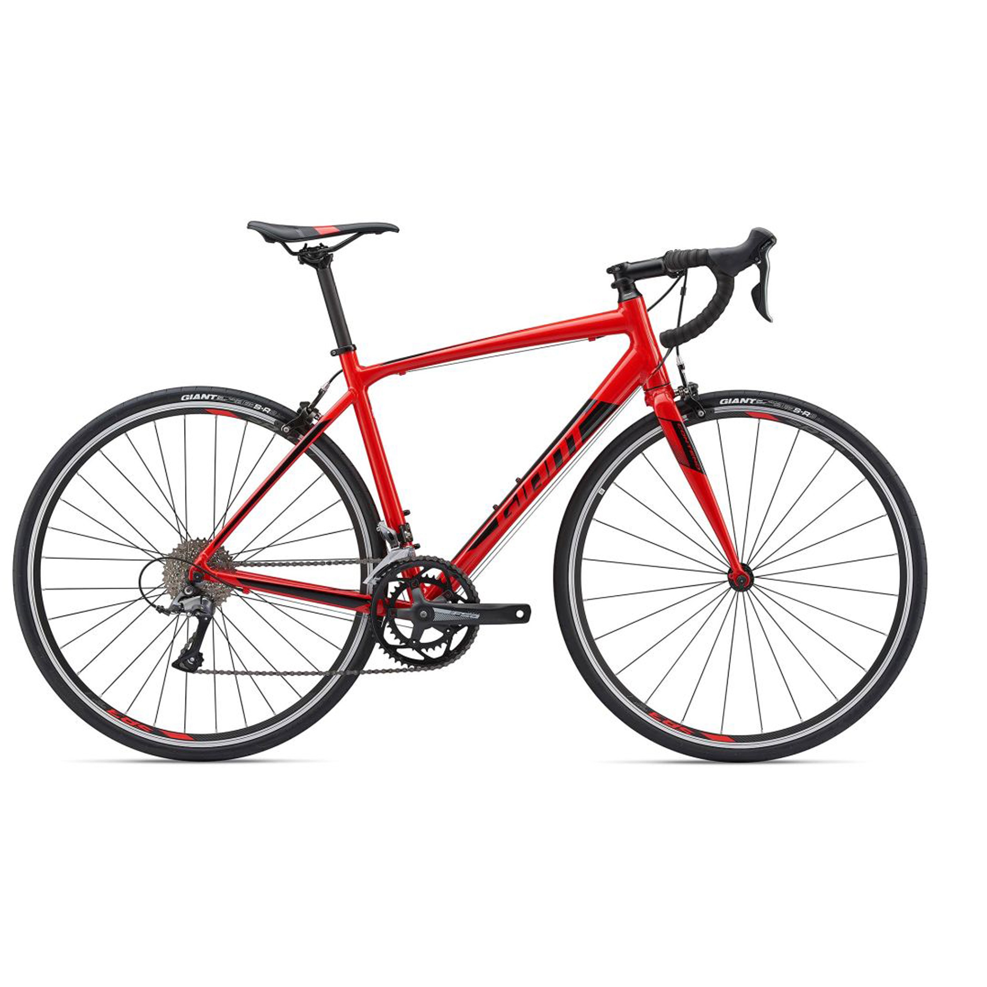 Bicicleta GIANT Ruta CONTEND 3 R700C 2x8 Shimano Claris Frenos Carrera Aluminio Rojo Talla:MM 91003314