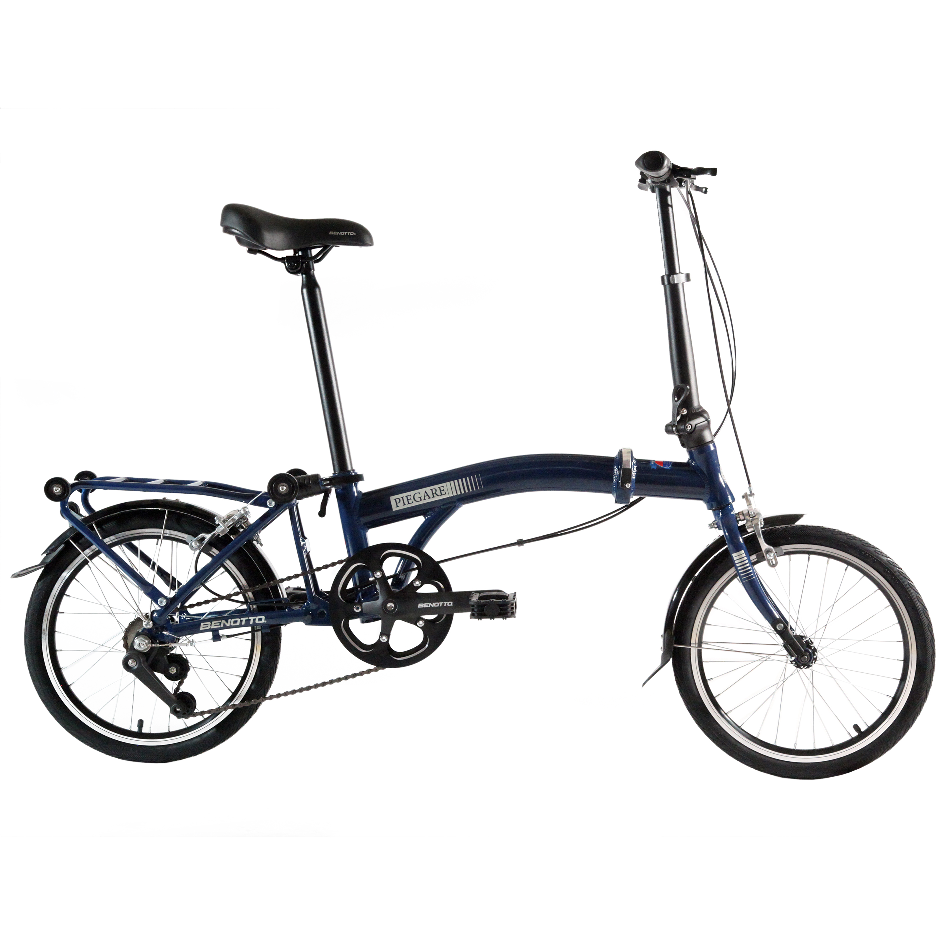 Bicicleta BENOTTO Plegable PIEGARE R16 3V. Aluminio Azul Marino Talla:UN