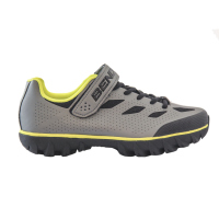Zapato BENOTTO Montaña-Spinning con agujeta Med:39.0/25.0 Gris/Amarillo