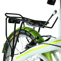 Bicicleta BENOTTO Plegable VANCOUVER R20 7V. Frenos ”V” Acero Blanco/Verde Talla:UN