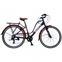 Bicicleta BENOTTO City MAILLY R700 7V. Mujer Frenos ”V” Aluminio Negro Azulado Talla:UN